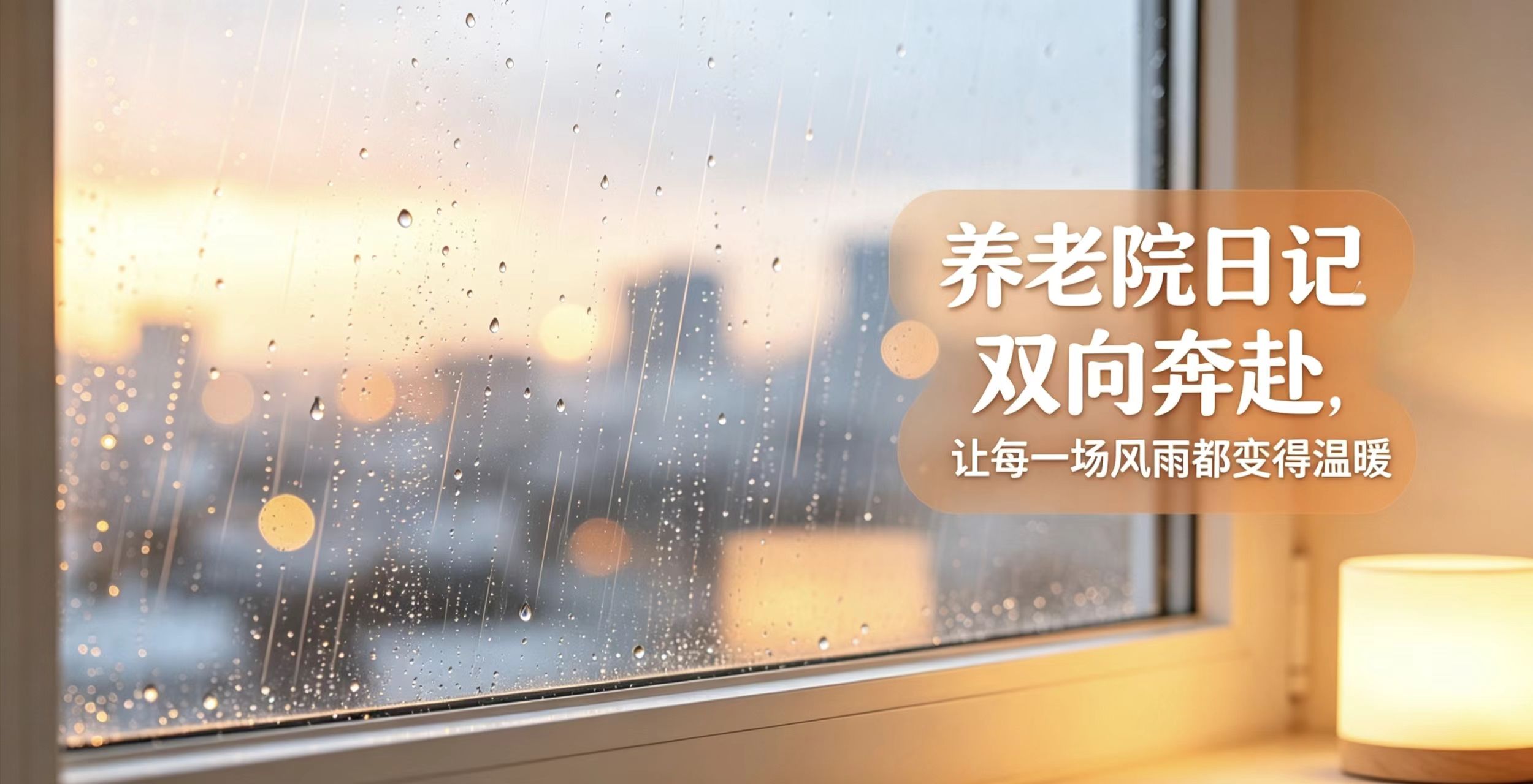 养老院日记｜双向奔赴，让每一场风雨都变得温暖